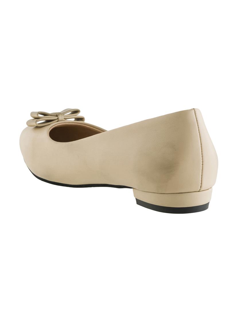 beige slip on ballerinas - 16019471 - Zoom Image - 3