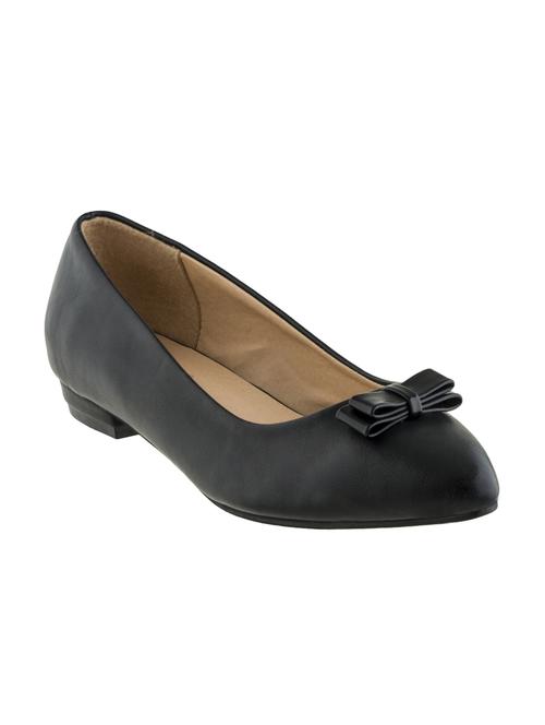 black slip on ballerinas - 16019472 - Standard Image - 1