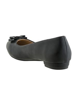 black slip on ballerinas - 16019472 - Standard Image - 3