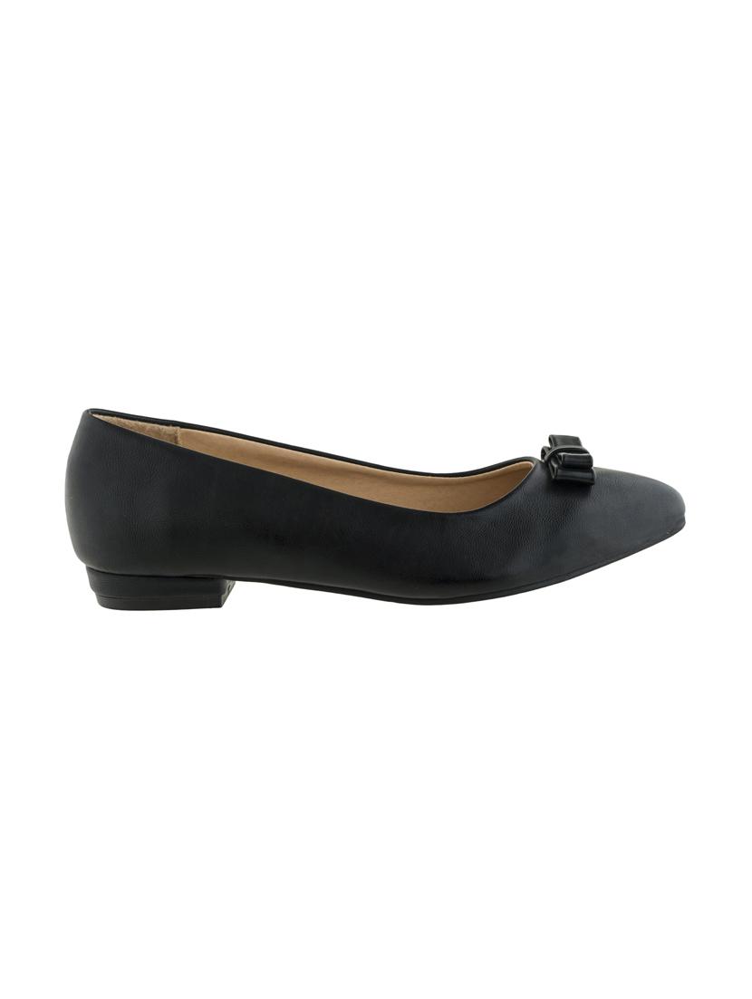 black slip on ballerinas - 16019472 - Zoom Image - 2