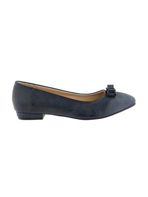 navy slip on ballerinas - 16019473 - Standard Image - 2