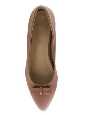 pink slip on ballerinas - 16019474 - Standard Image - 4