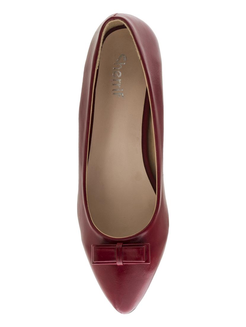 maroon slip on ballerinas - 16019475 - Zoom Image - 4