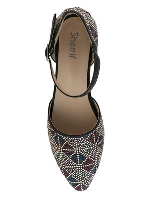 black closed back sandals - 16019476 - Standard Image - 4