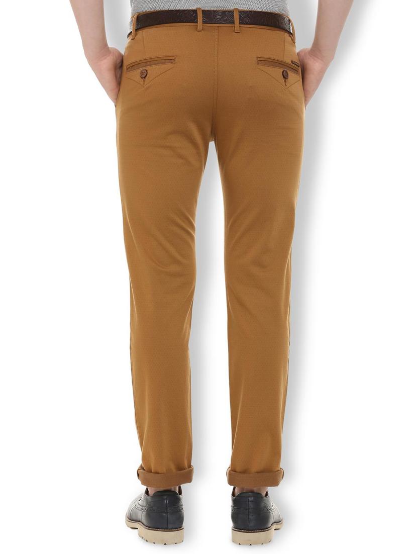 brown cotton chinos - 16019602 - Zoom Image - 2