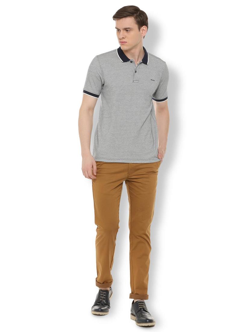 brown cotton chinos - 16019602 - Zoom Image - 3