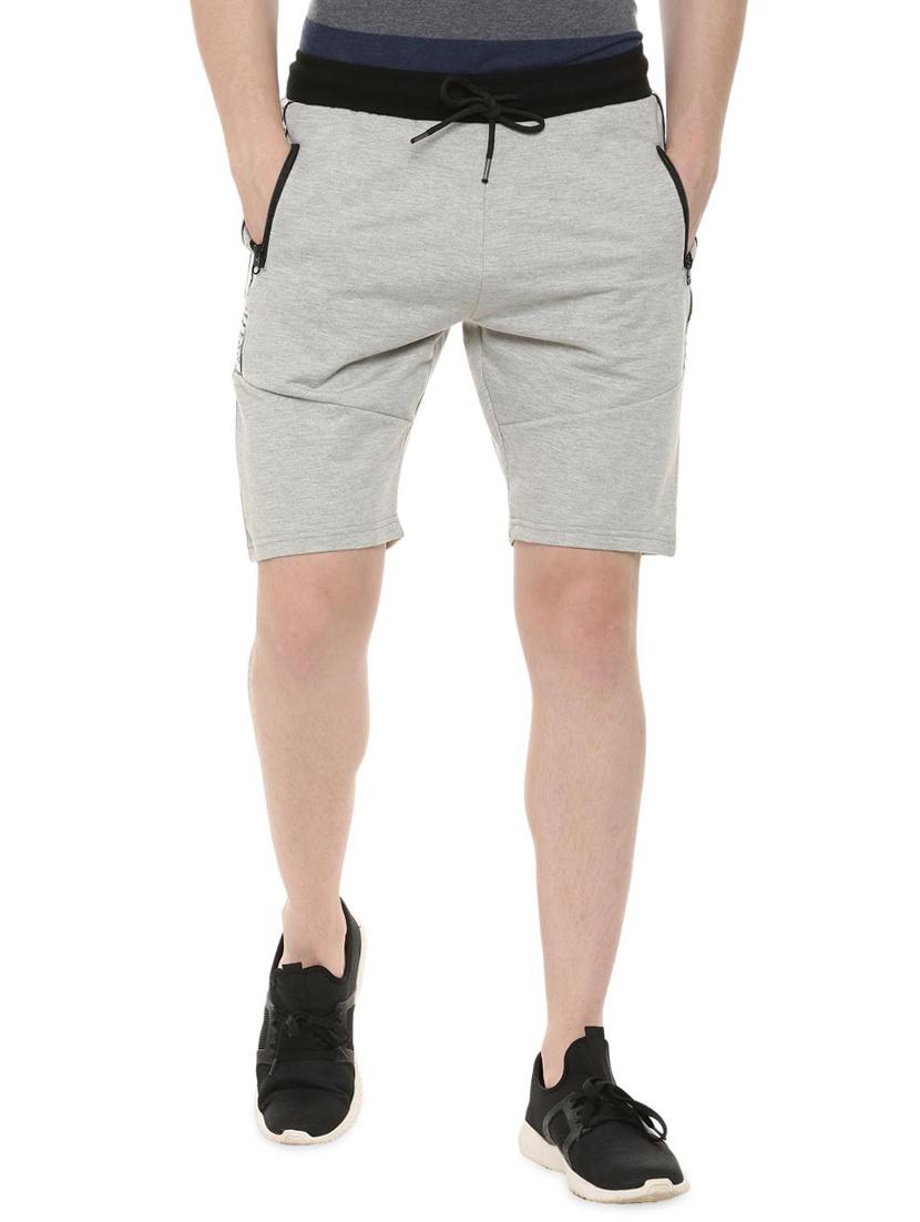grey cotton shorts - 16019612 - Zoom Image - 1
