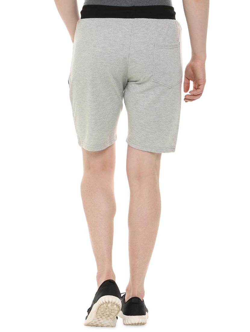 grey cotton shorts - 16019612 - Zoom Image - 3