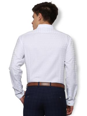 white cotton casual shirt - 16019625 - Standard Image - 2