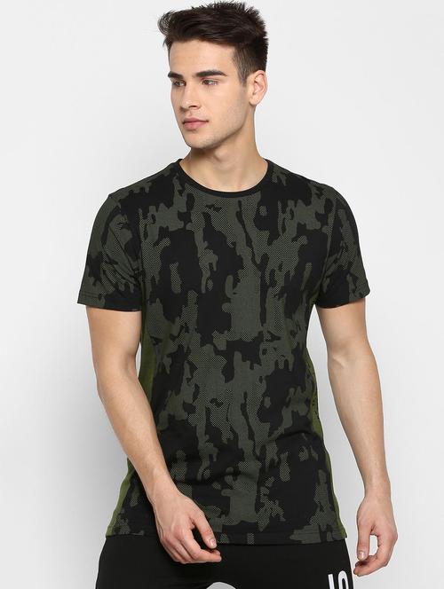 green all over print t-shirt - 16019648 - Very Small Image - 1