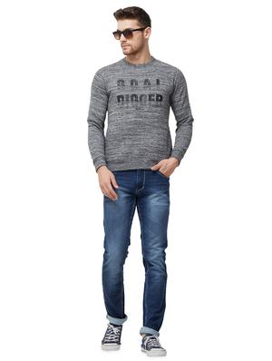 grey typographic sweatshirt - 16021531 - Standard Image - 4