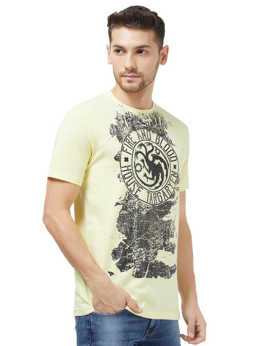 yellow printed t-shirt - 16021569 - Zoom Image - 2