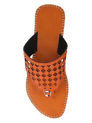 tan toe separator sandals - 16023145 - Standard Image - 4
