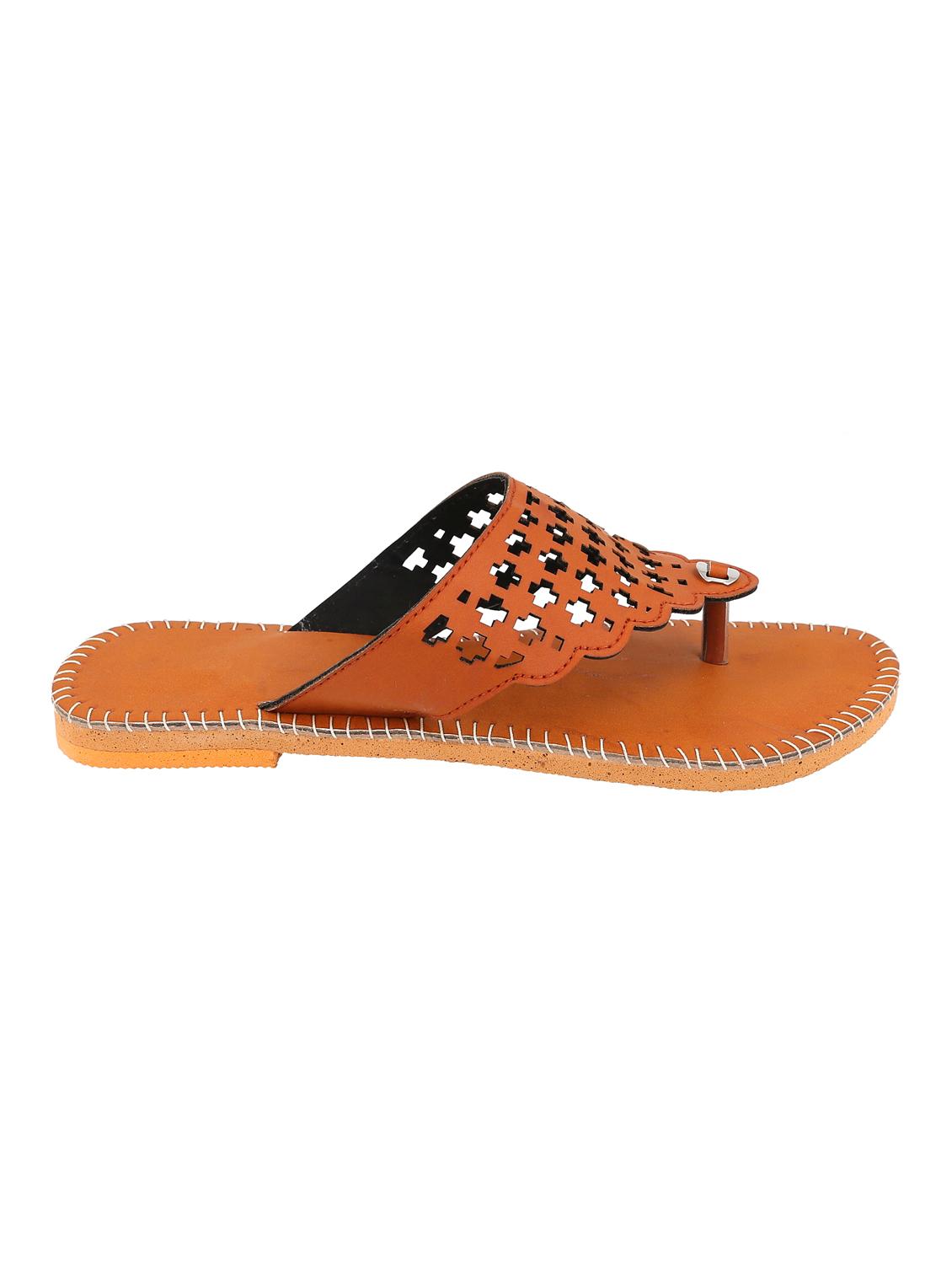 tan toe separator sandals - 16023145 - Zoom Image - 2