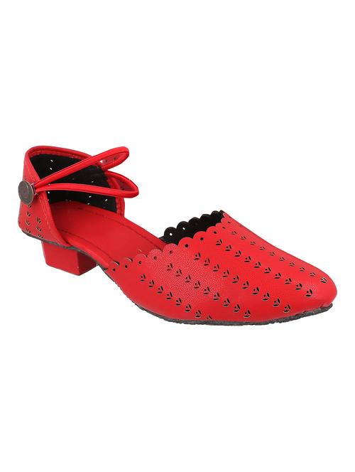 red closed back sandals - 16023150 - Standard Image - 1
