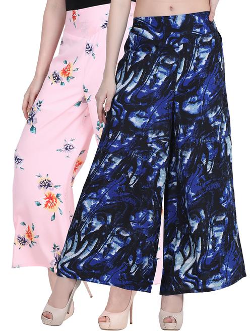 set of 2 flared palazzo - 16024525 - Standard Image - 1