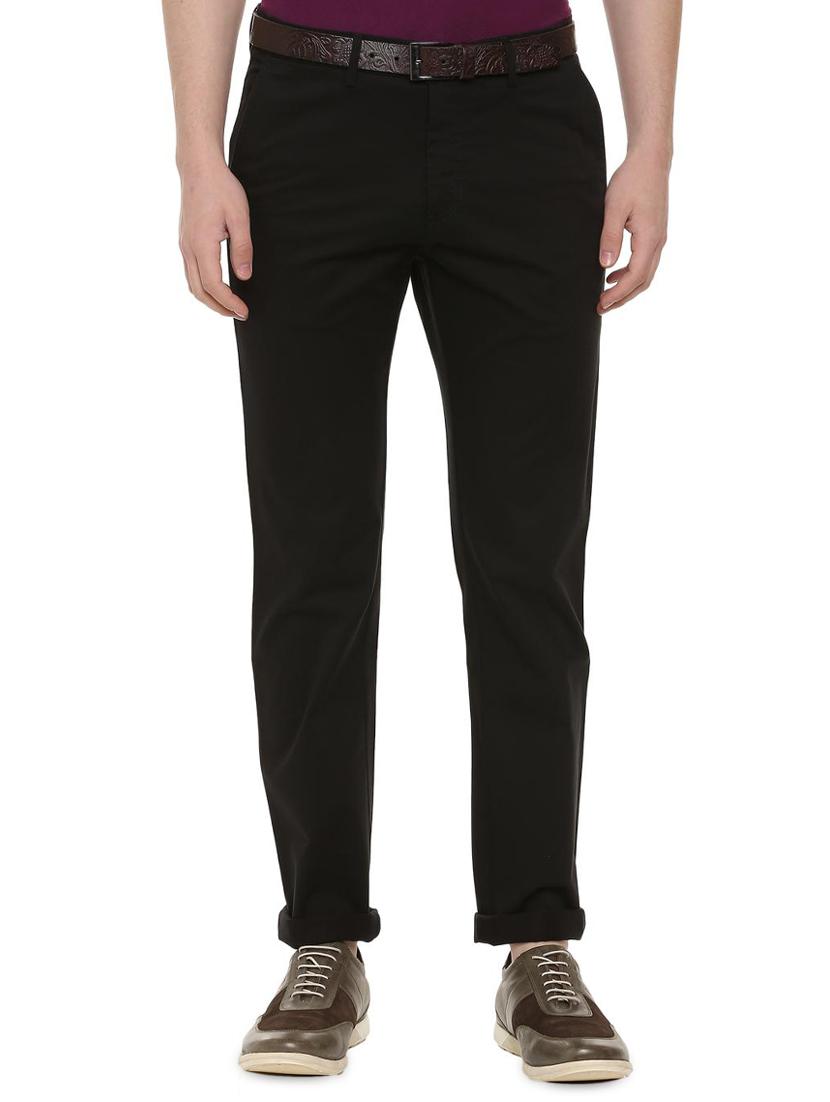 black cotton chinos - 16025648 - Zoom Image - 1