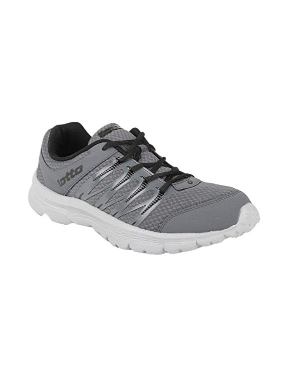 grey fabric lace up sport shoes - 16025760 - Zoom Image - 1