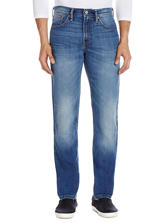 blue cotton light washed jeans - 16027753 - Zoom Image - 1