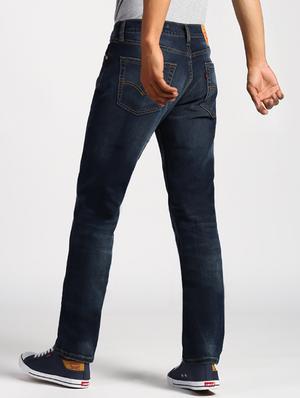 blue cotton heavy washed jeans - 16027773 - Standard Image - 3