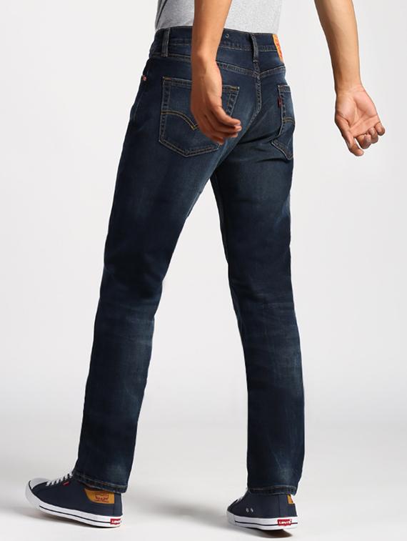 blue cotton heavy washed jeans - 16027773 - Zoom Image - 3