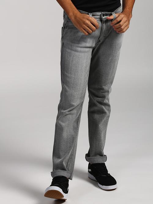 grey light washed jeans - 16027839 - Standard Image - 1