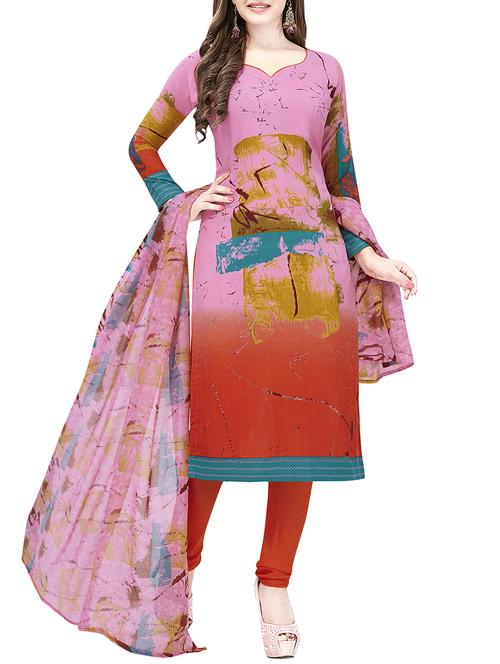 abstract print unstitched suit - 16029286 - Standard Image - 1