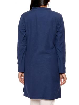 floral embroidered ethnic jacket - 16029432 - Standard Image - 3