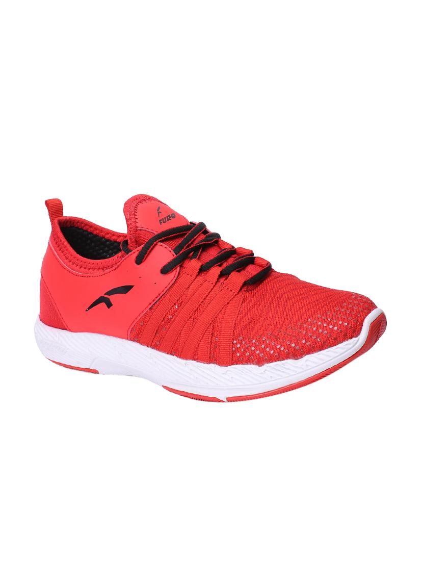 red lace-up sports shoes - 16029456 - Zoom Image - 1