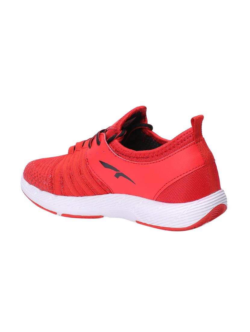 red lace-up sports shoes - 16029456 - Zoom Image - 3