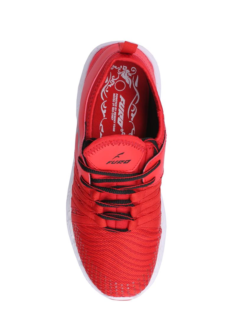 red lace-up sports shoes - 16029456 - Zoom Image - 4