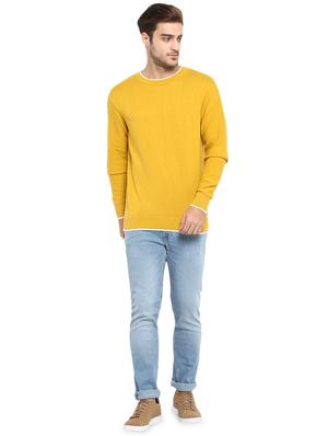 yellow cotton pullover - 16029480 - Standard Image - 4