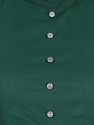 tie back button detail tunic - 16029776 - Standard Image - 4