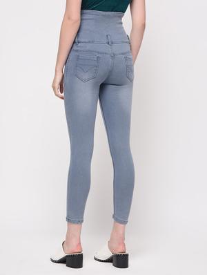 high rise distressed crop jeans - 16029816 - Standard Image - 4