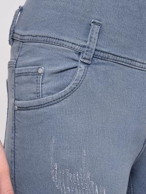 high rise distressed crop jeans - 16029816 - Standard Image - 6