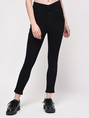 side taped high rise jeans - 16029817 - Standard Image - 2