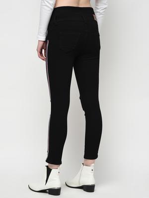 knee slit side taped jeans - 16029820 - Standard Image - 4
