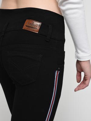knee slit side taped jeans - 16029820 - Standard Image - 6