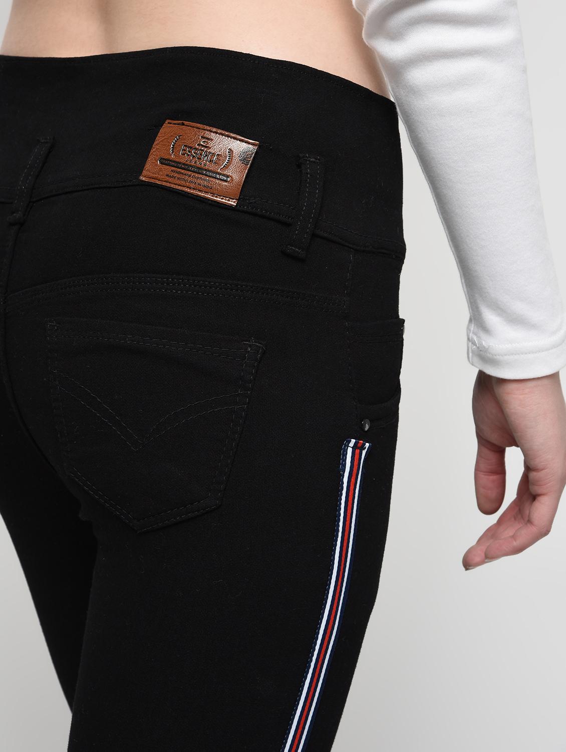 knee slit side taped jeans - 16029820 - Zoom Image - 6