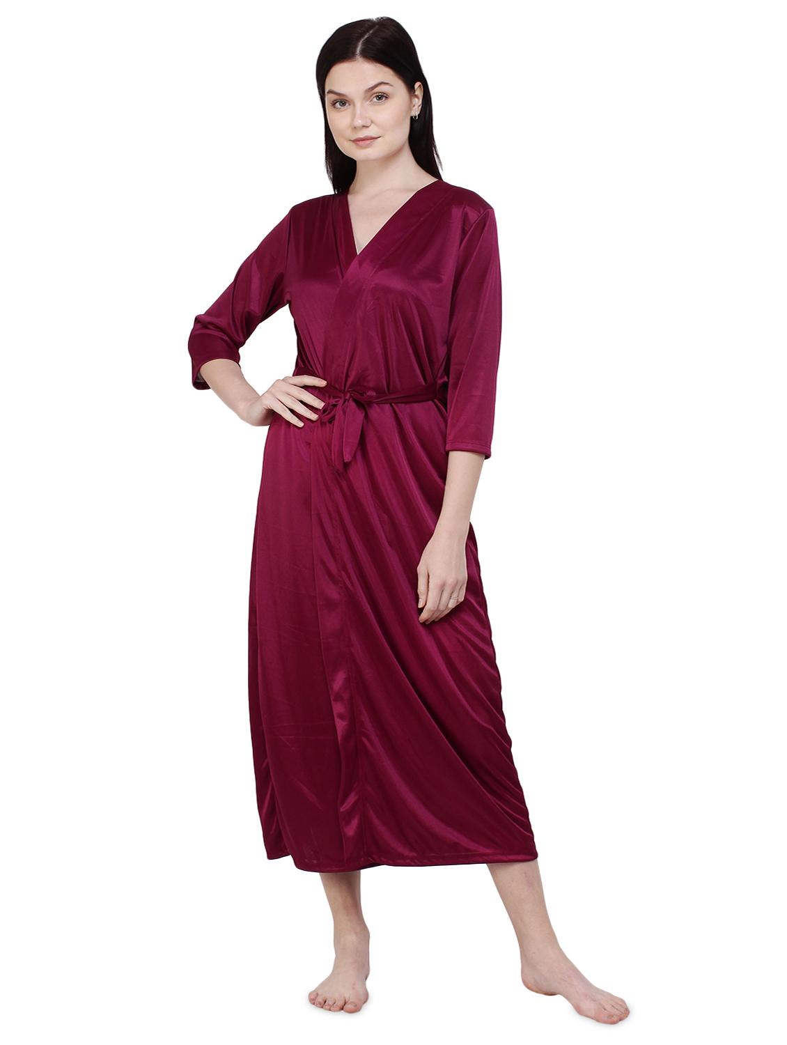 tie knot detail nightwear set - 16030459 - Zoom Image - 1