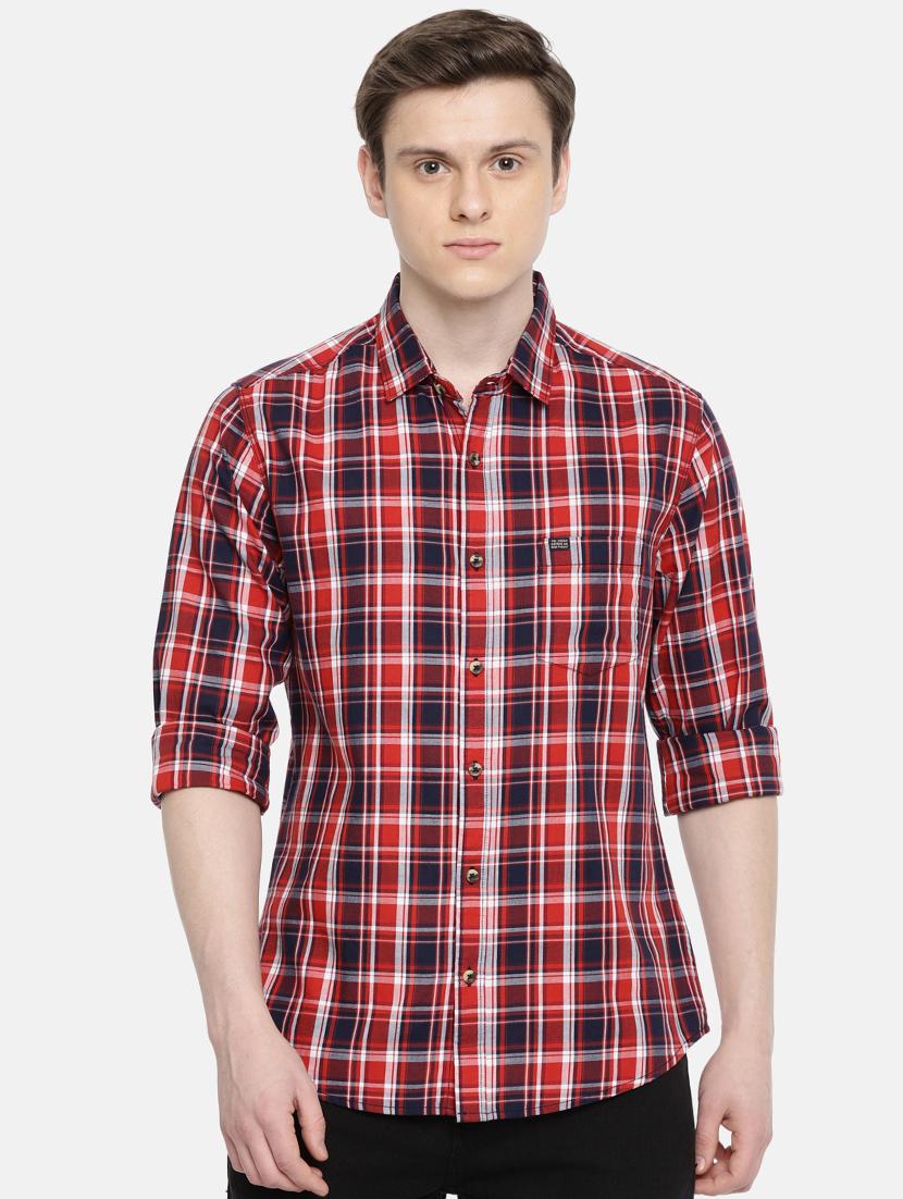 red checkered casual shirt - 16039581 - Zoom Image - 1