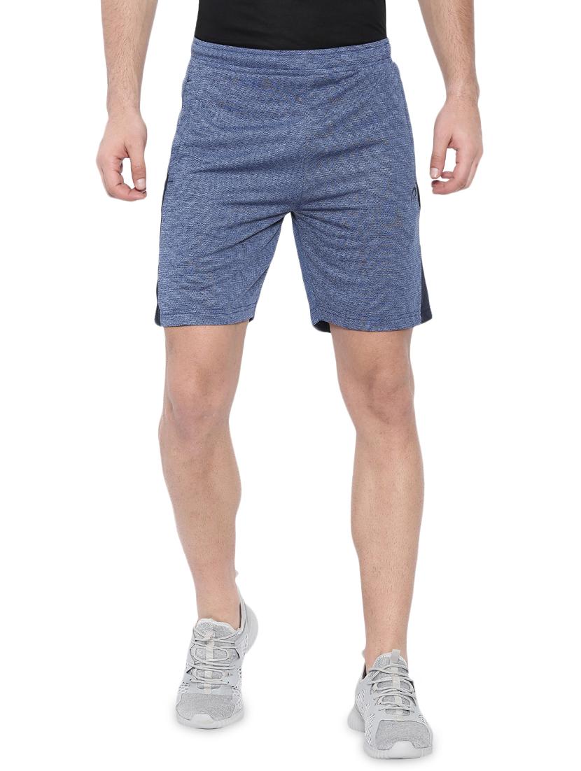 navy blue polyester shorts - 16040008 - Zoom Image - 1