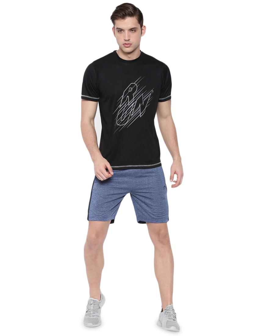 navy blue polyester shorts - 16040008 - Zoom Image - 4