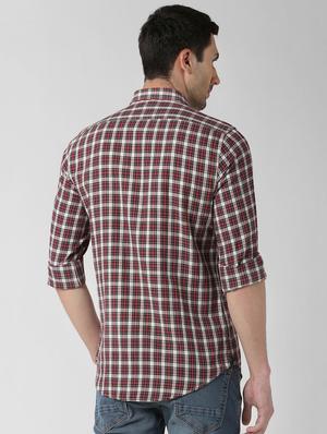 red printed casual shirt - 16040232 - Standard Image - 3