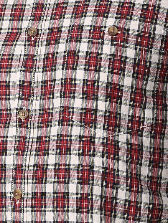 red printed casual shirt - 16040232 - Zoom Image - 5