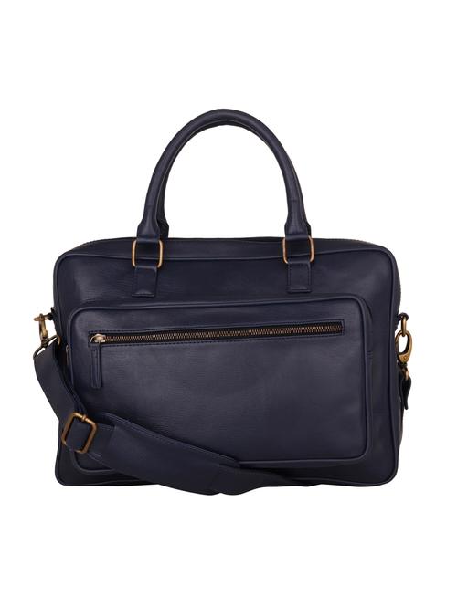 blue leatherette laptopbag - 16040754 - Very Small Image - 1