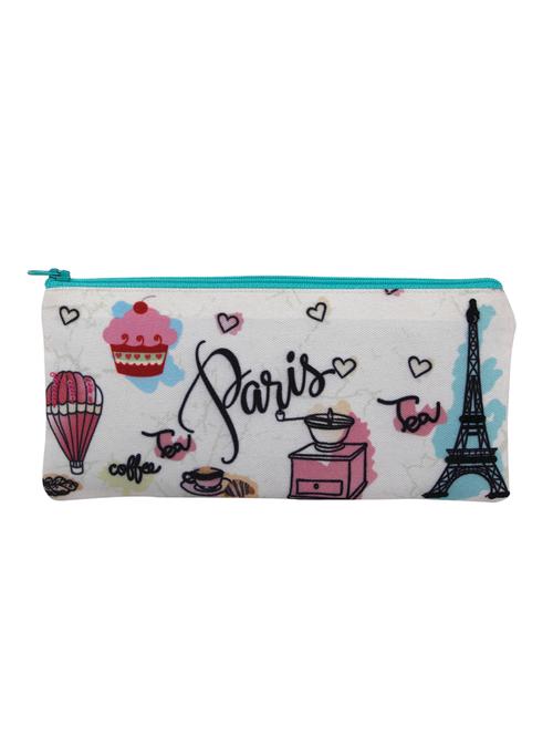 white canvas regular clutch - 16041597 - Standard Image - 1