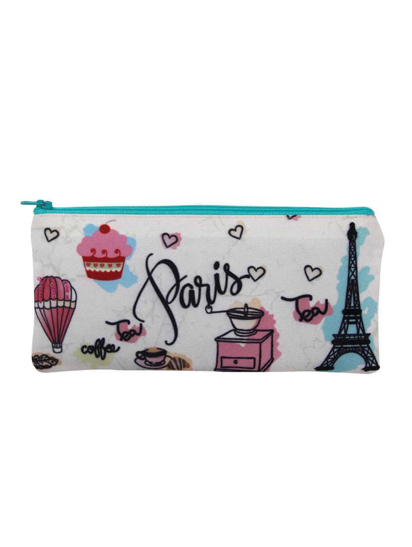 white canvas regular clutch - 16041597 - Zoom Image - 1