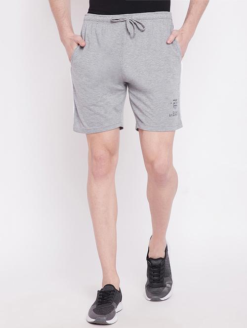 grey cotton shorts - 16041661 - Very Small Image - 1