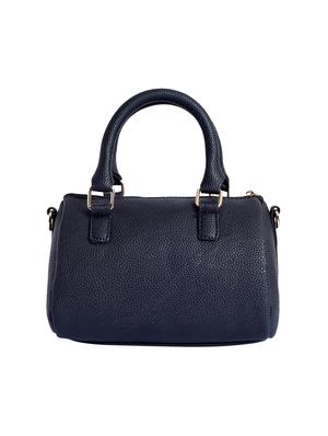 black leatherette (pu) fashion satchel - 16044109 - Standard Image - 4